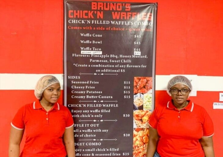 The owners of Bruno’s Chick n Waffles